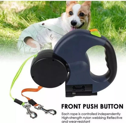 Nurtivy™️Dual Retractable Dual Dog Leash