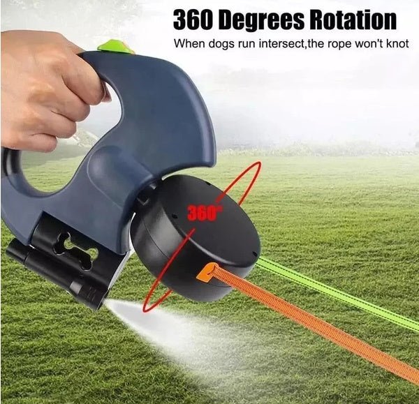 Nurtivy™️ Dual Retractable Dual Dog Leash - Nurtivy